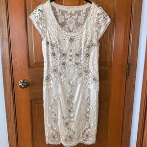 Sue Wong Nocturne Gold Dress